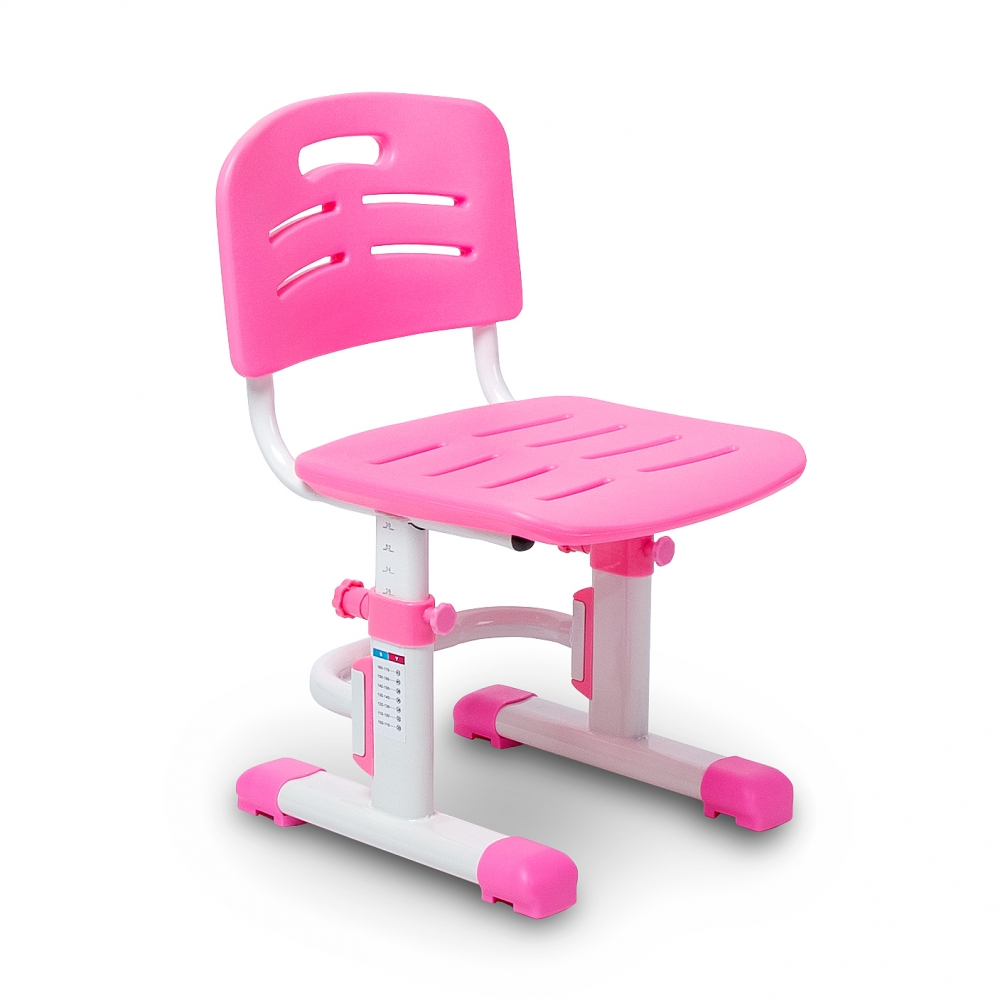 Комплект парта и стул розовый Lott S80