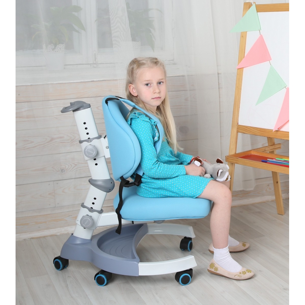 Детское кресло голубое Lott С3