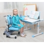 Детское кресло голубое Lott С3