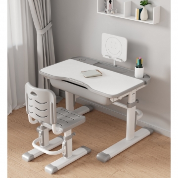 Письменный стол для школьника с ящиками Комплект LOTT AMIGO серый