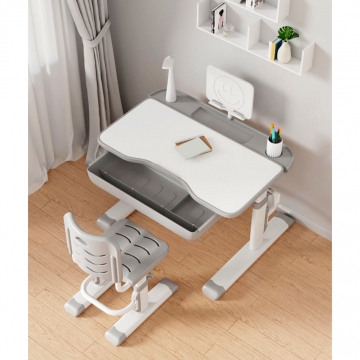 Парта и стул для школьника Комплект LOTT AMIGO-L серый