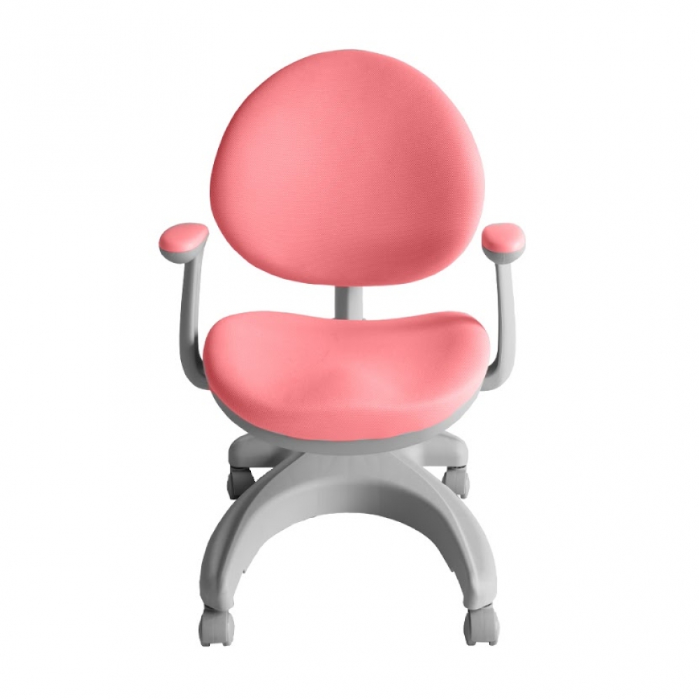 Детское кресло Cielo Fundesk с фиксированным подлокотником и розовым чехлом