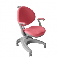 Детское кресло Cielo Fundesk с фиксированным подлокотником и розовым чехлом