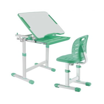 Комплект парта и стул зеленый Piccolino III Fundesk