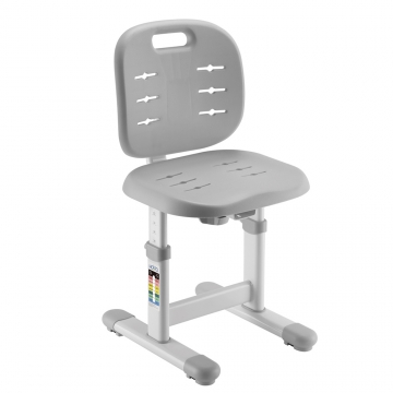 Ортопедический стул для первоклассника HOLTO-6 серый