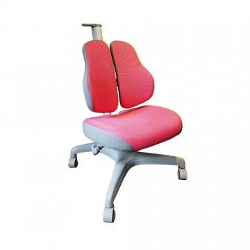 Растущее кресло для школьников Holto-3D розовый