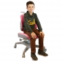Детское кресло розовое Holto-3D