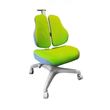 Детское кресло для письменного стола Holto-3D зеленый