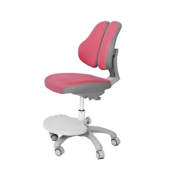 Ортопедическое компьютерное кресло для школьника Holto-4DF розовый