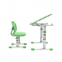 Комплект парта и стул зеленый Set-1 Holto