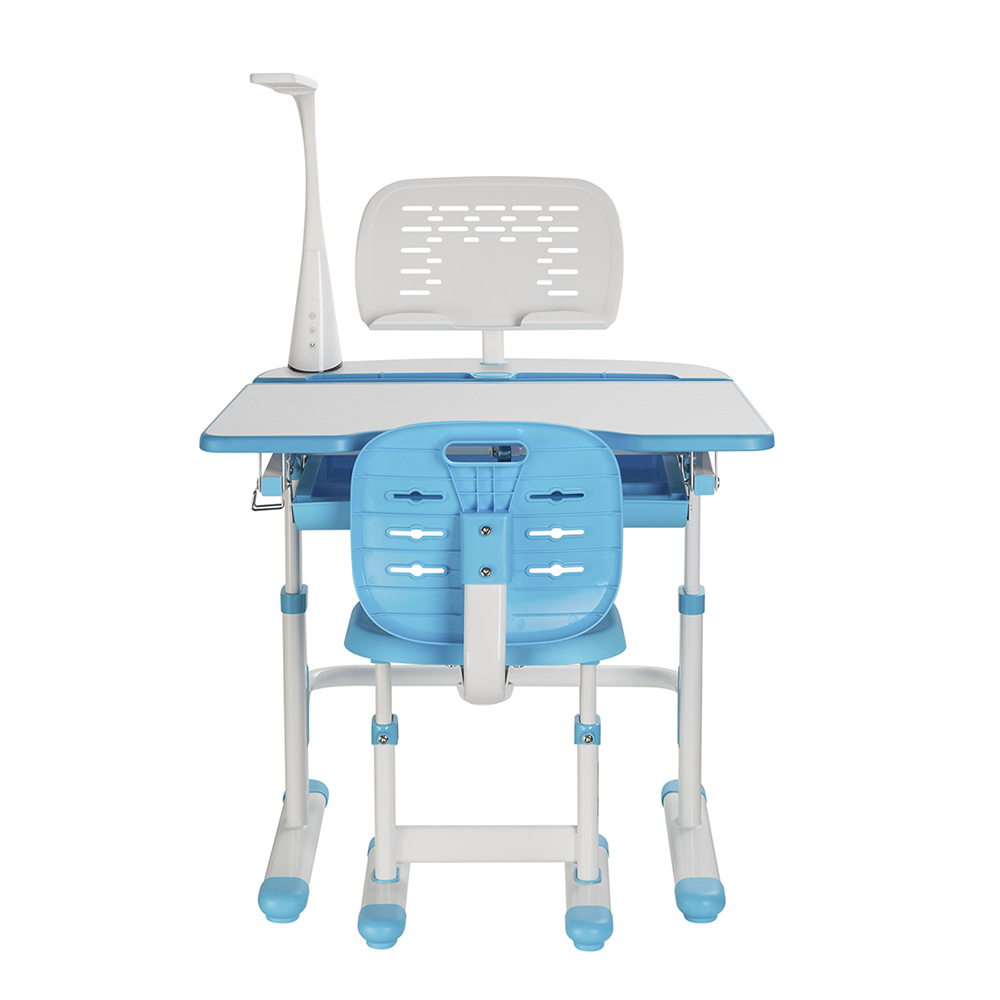 Комплект парта и стул голубой Set-12 Holto