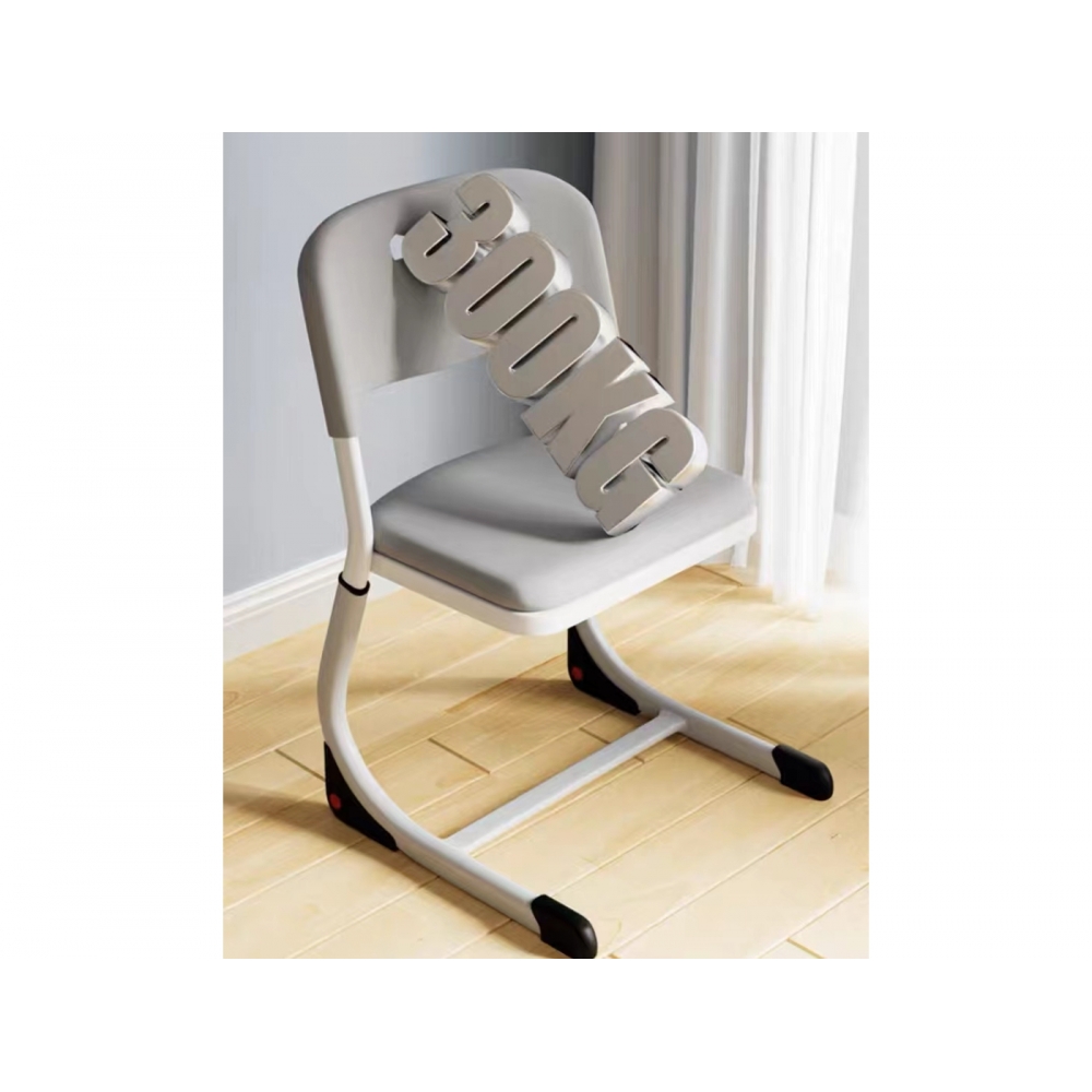 Ученический стул для школьника светло серый Lott K2 (ТОЧКА РОСТА)