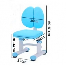 Стул для письменного стола без колесиков R6 Blue