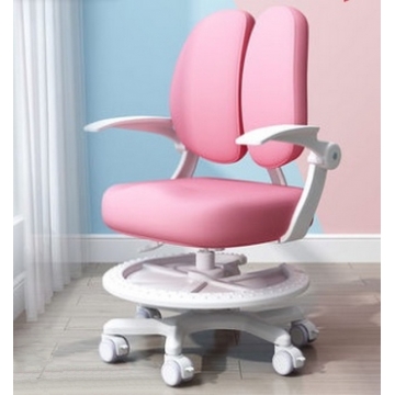 Ортопедическое компьютерное кресло для школьника Lott M1 розовый