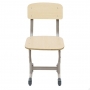 Ученический стул для школьника светло серый Lott MASTER-02