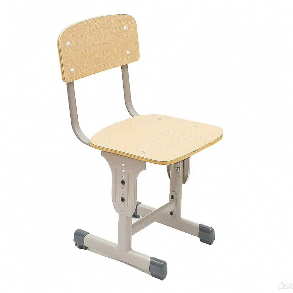 Ученический стул для школьника светло серый Lott MASTER-02