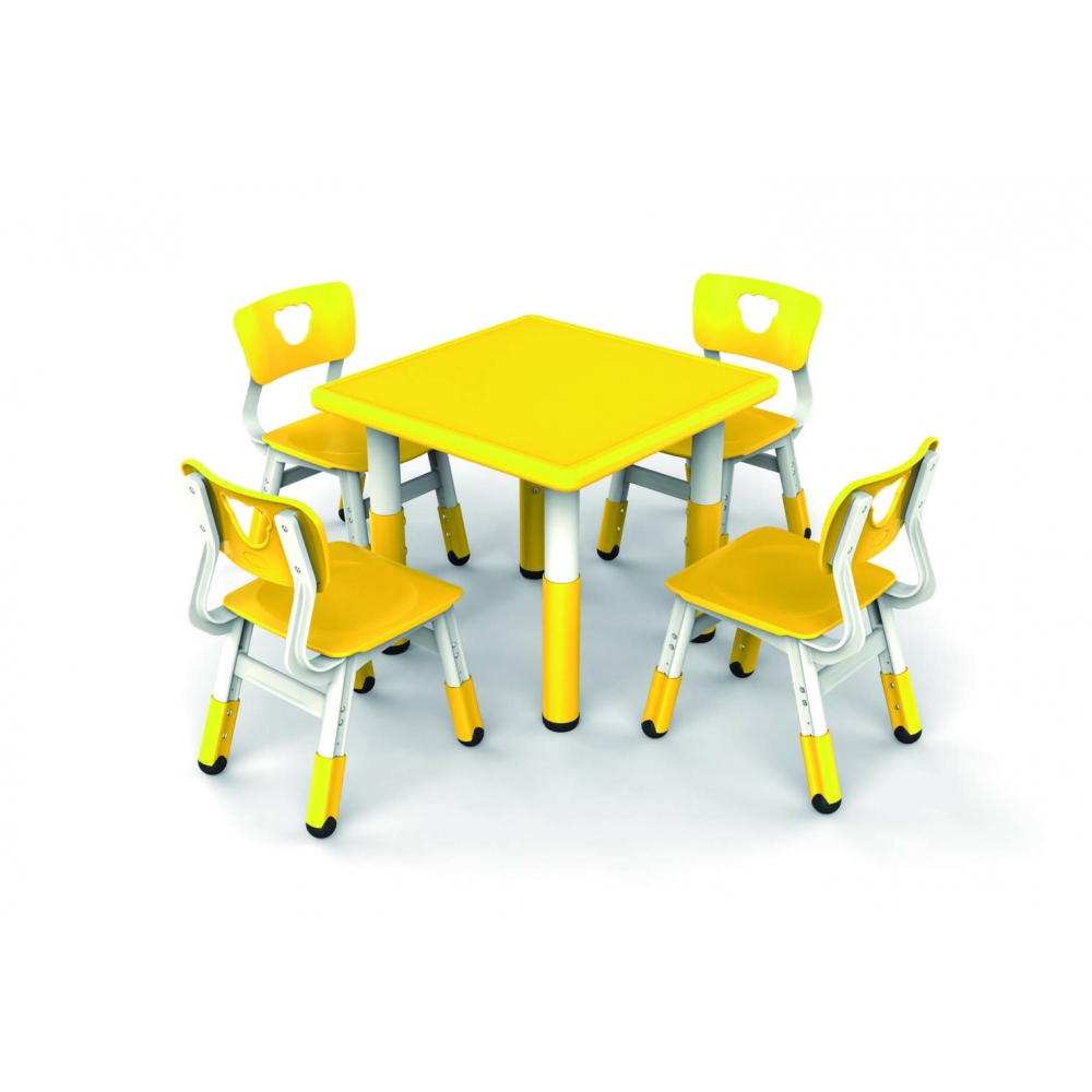 Детский стол KiddY-002 желтый