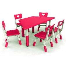 Детский стол KiddY-003 красный