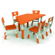 Детский стол KiddY-003 оранжевый