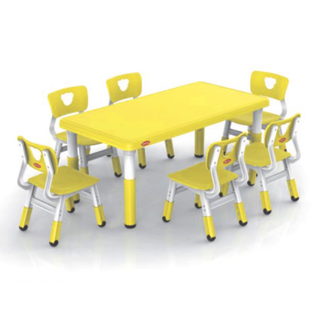 Детский стол KiddY-012 желтый