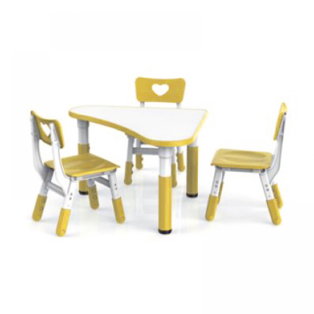 Детский стол KiddY-019 желтый