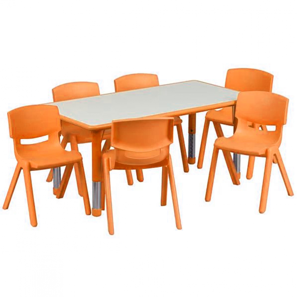 Детский стол KiddY-060 оранжевый