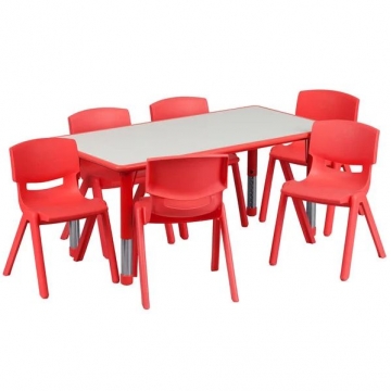 Детский стол KiddY-060 красный