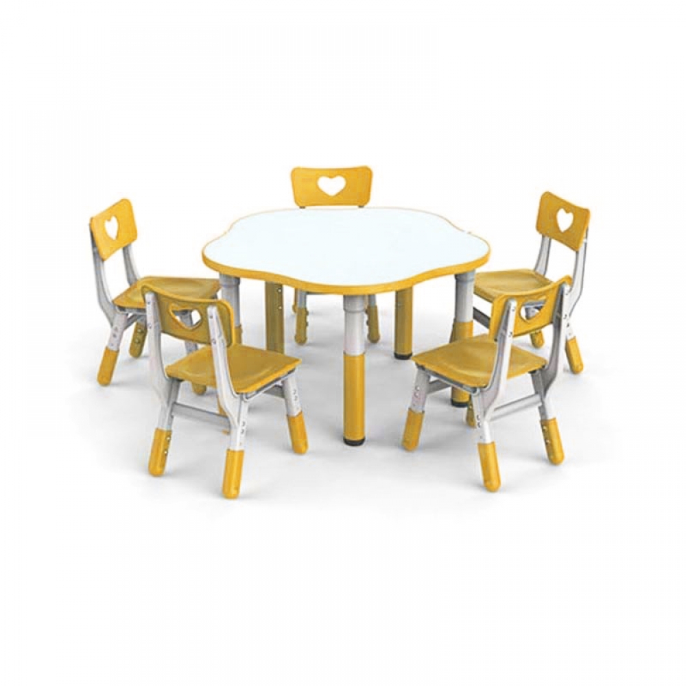 Детский стол KiddY-074 желтый
