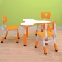 Детский стол KiddY-075 оранжевый