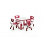 Детский стол KiddY-084 красный