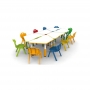 Детский стол KiddY-091 оранжевый