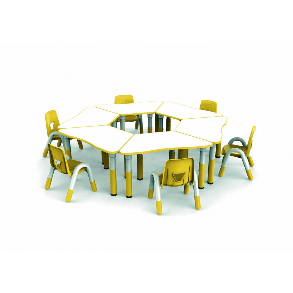 Детский стол KiddY-091 желтый