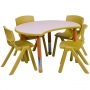 Детский стол KiddY-093 желтый