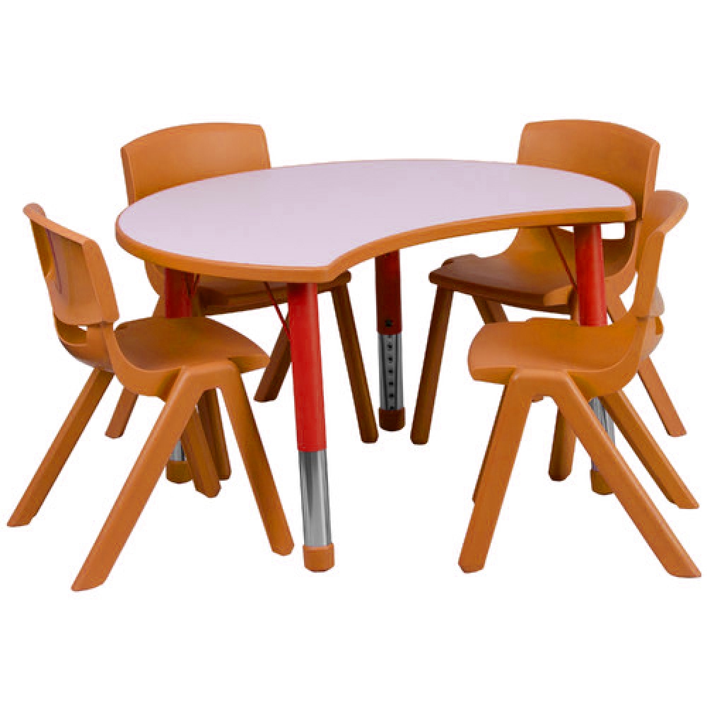 Детский стол KiddY-093 оранжевый