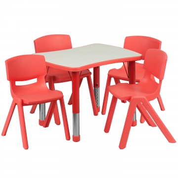 Детский стол KiddY-098 красный
