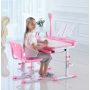 Комплект парта и стул розовая LOTT MS80L