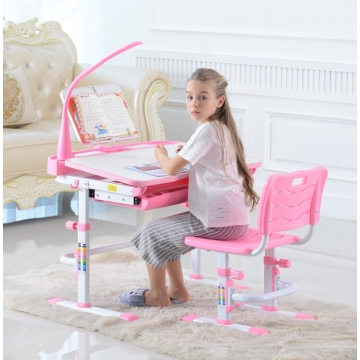 Растущий стол для ребенка Кантор LOTT MS80L розовый