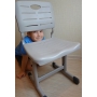 Ученический стул для школьника светло серый Lott K1 (ТОЧКА РОСТА) 