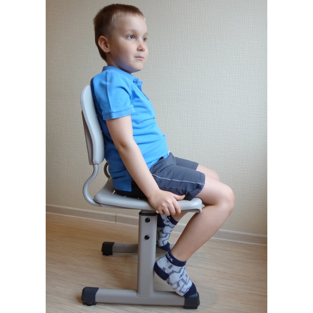 Детский стул светло серый Lott K1 (ТОЧКА РОСТА)
