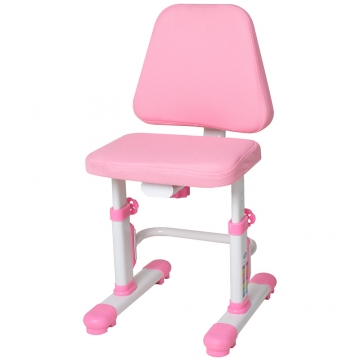 Стул для письменного стола без колесиков Rifforma-05 LUX розовый