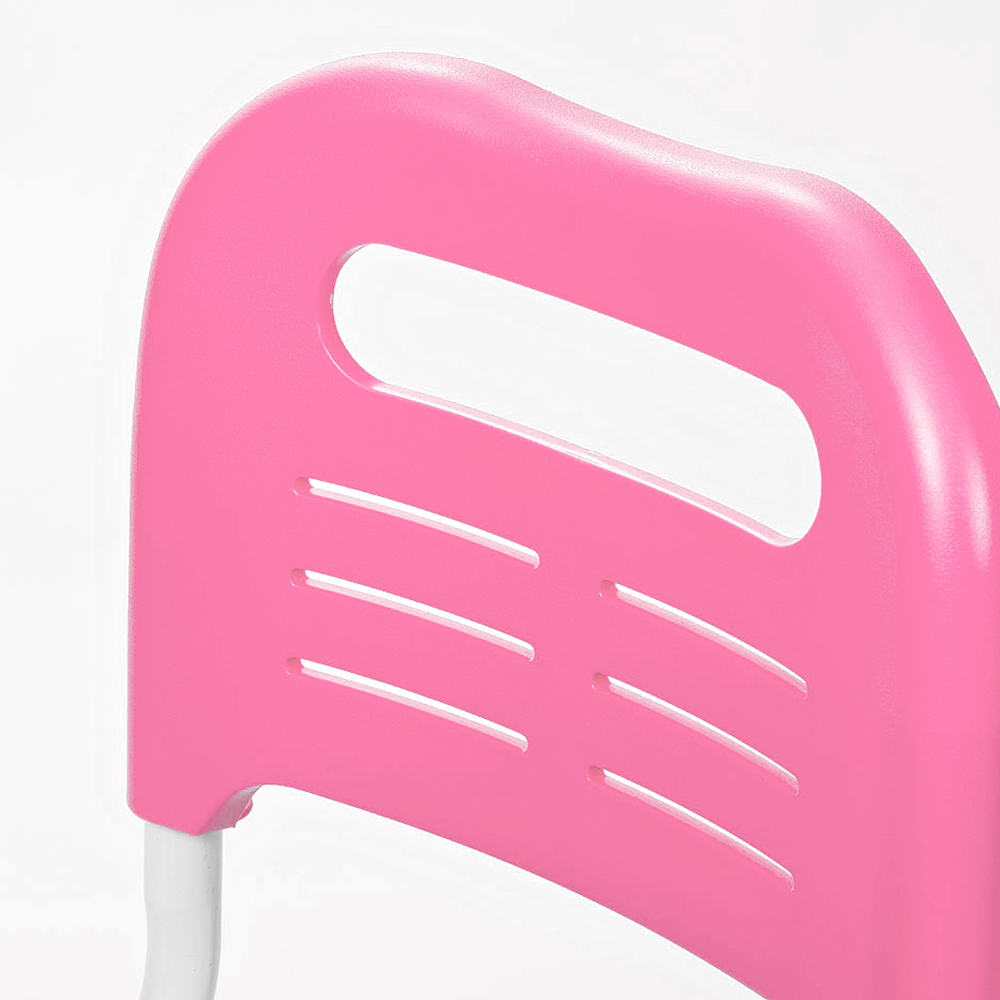 Комплект парта и стул розовый Rifforma Comfort-07
